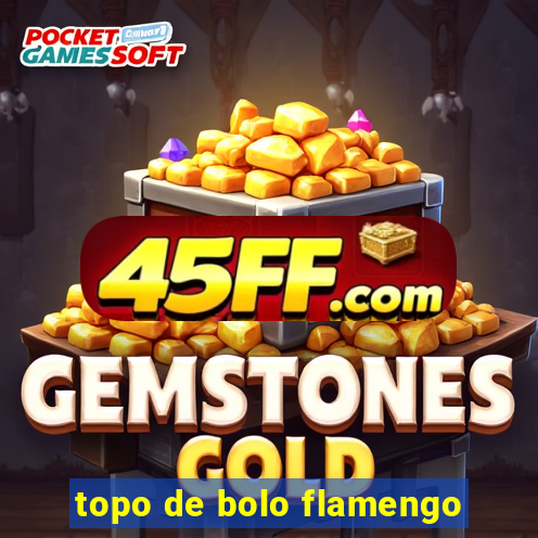 topo de bolo flamengo